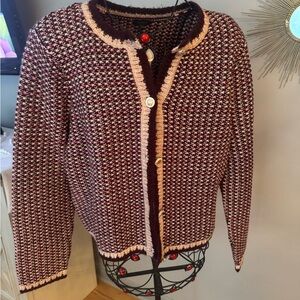 Talbots Purple Knit Sweater